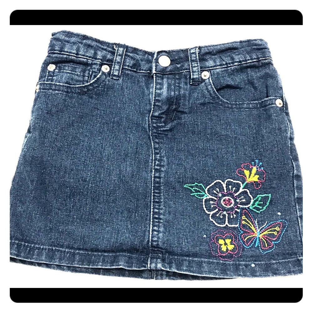 Pony Tails Denim Skirt